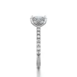 Pierścionek owalny diament z białego złota SBPZ_048